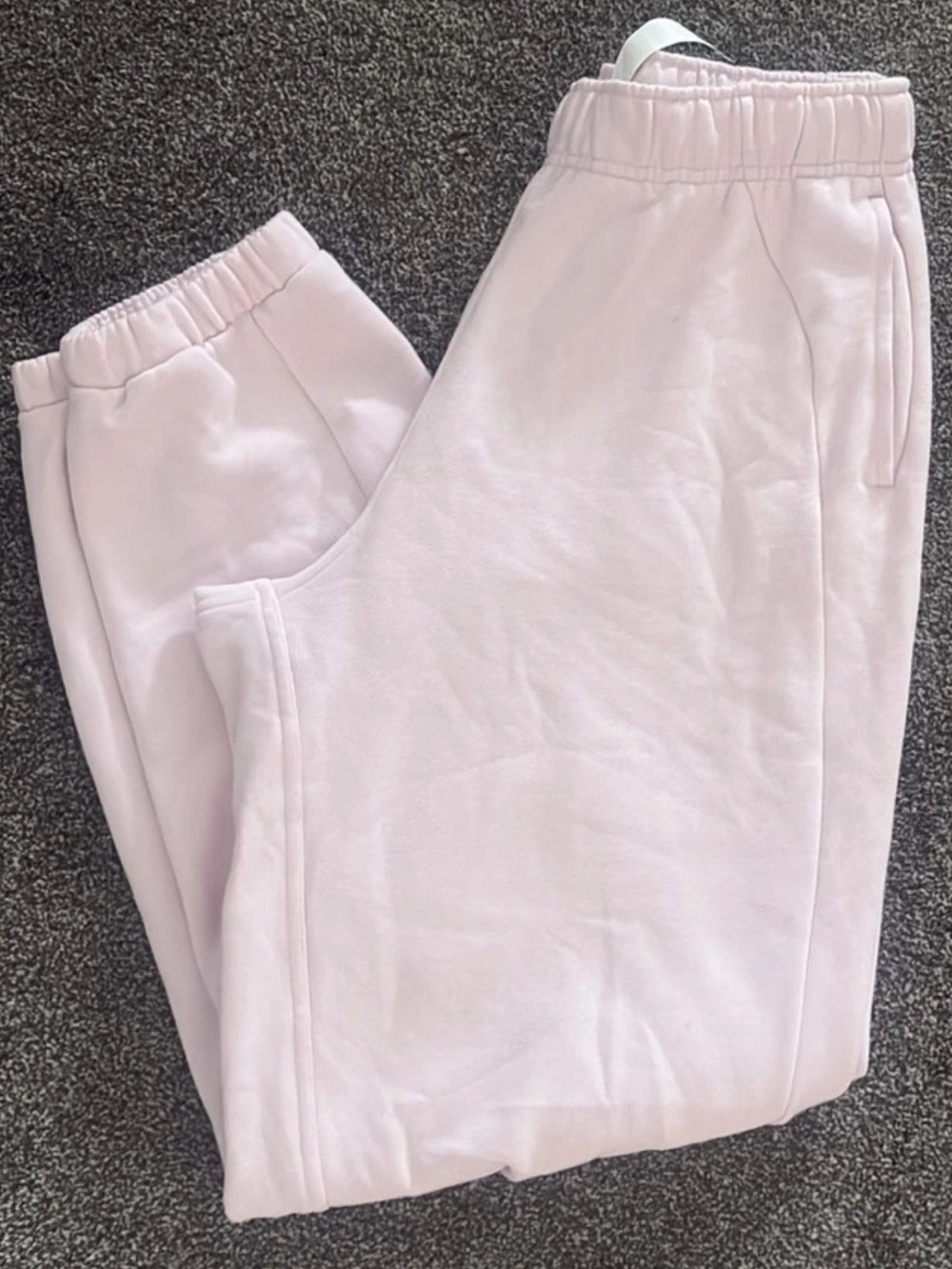 Women's Light Pink Fleece Jogger Pants